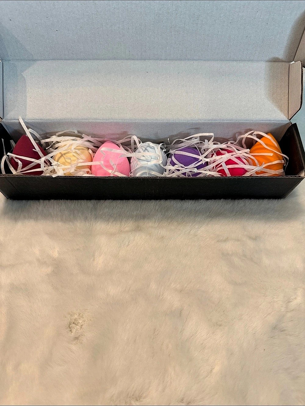 7 Piece Makeup Sponge Set in different colors NWT